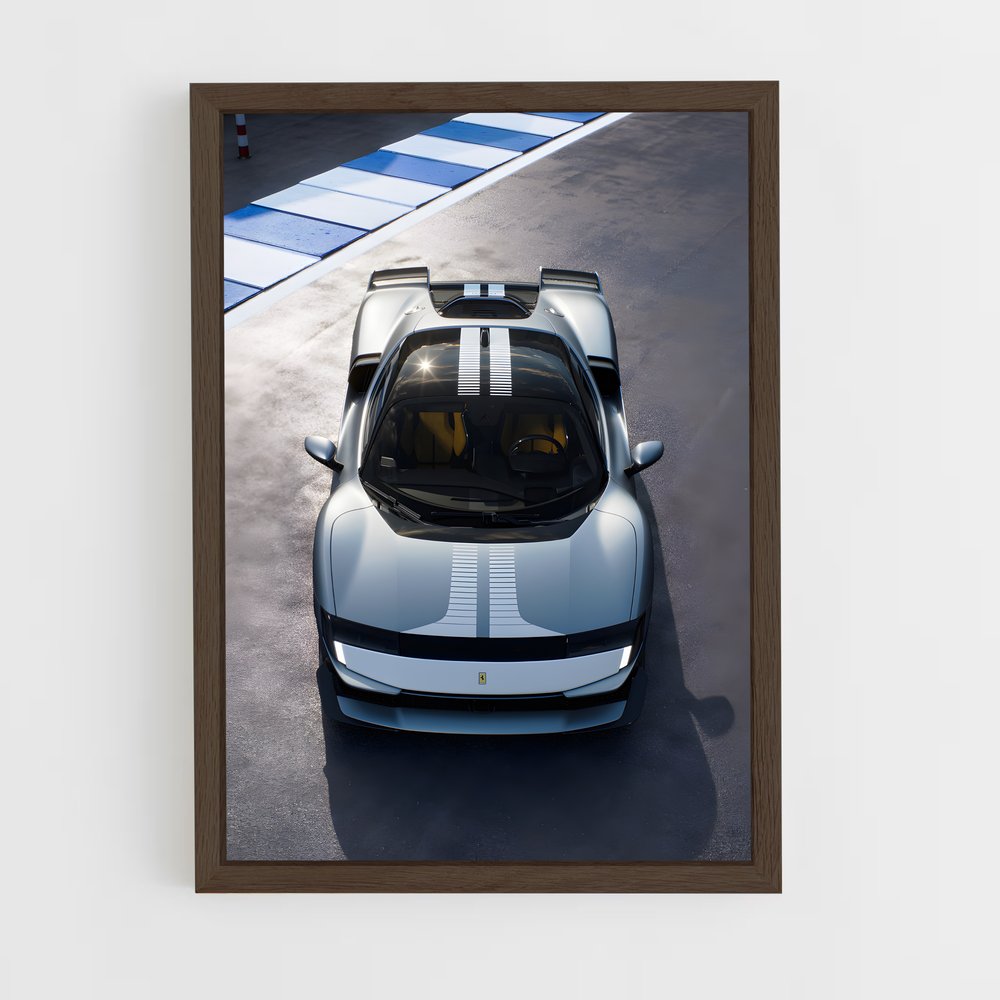 Poster pista spider conviendra – affiche Ferrari (vue 5)